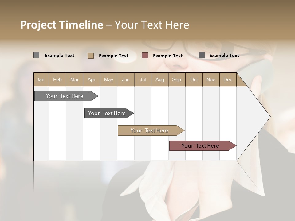 Person Receptionist Call PowerPoint Template
