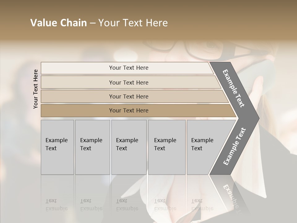Person Receptionist Call PowerPoint Template