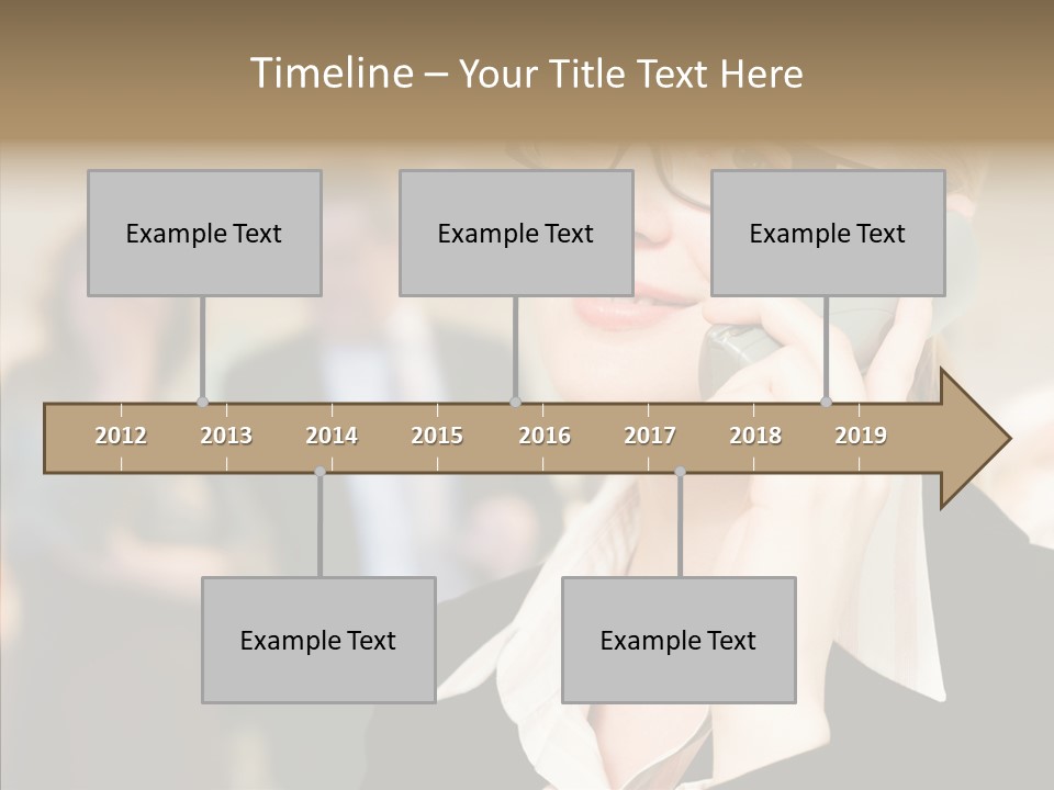 Person Receptionist Call PowerPoint Template