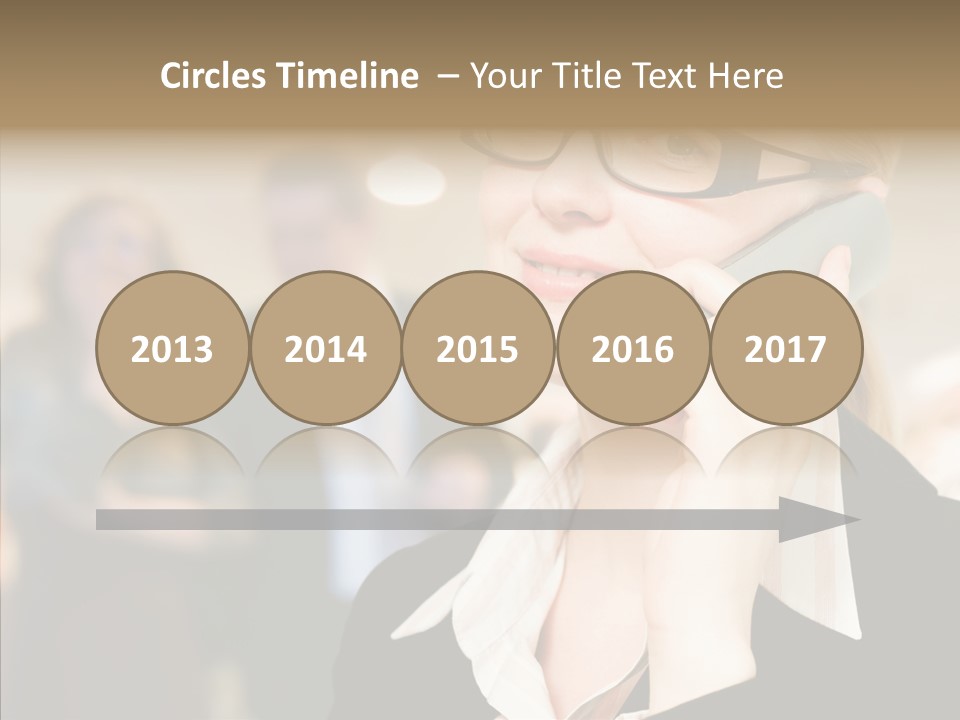 Person Receptionist Call PowerPoint Template