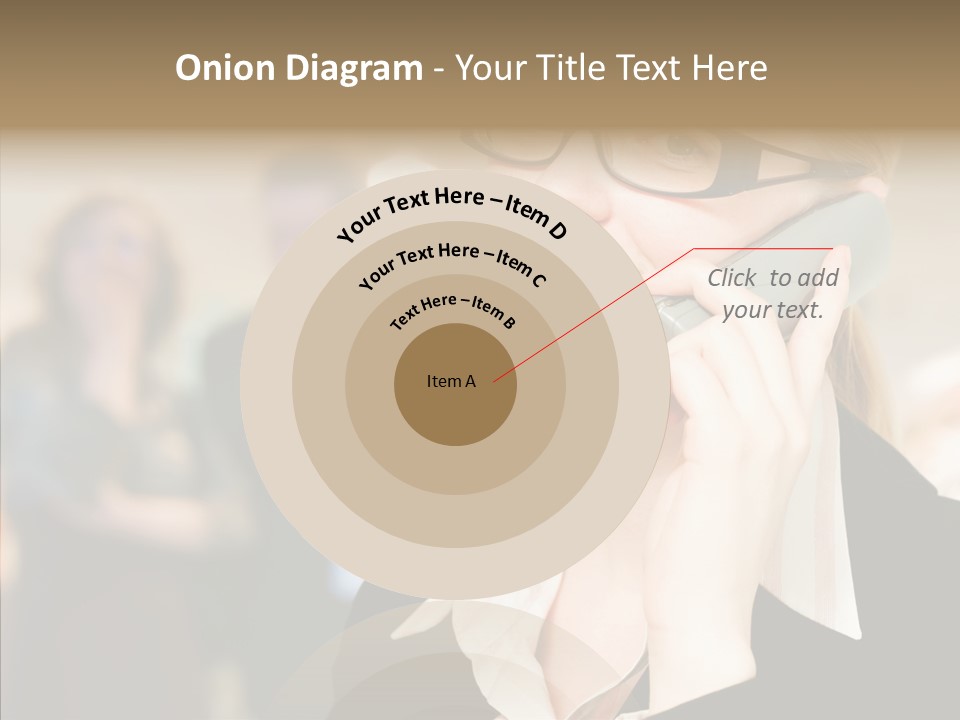 Person Receptionist Call PowerPoint Template