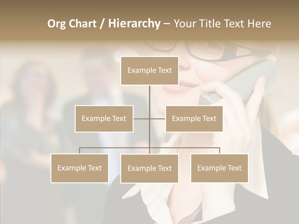 Person Receptionist Call PowerPoint Template