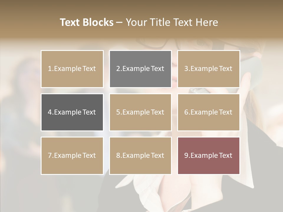 Person Receptionist Call PowerPoint Template