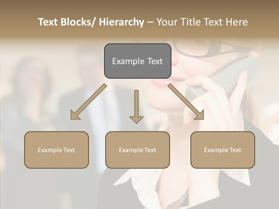 Person Receptionist Call PowerPoint Template