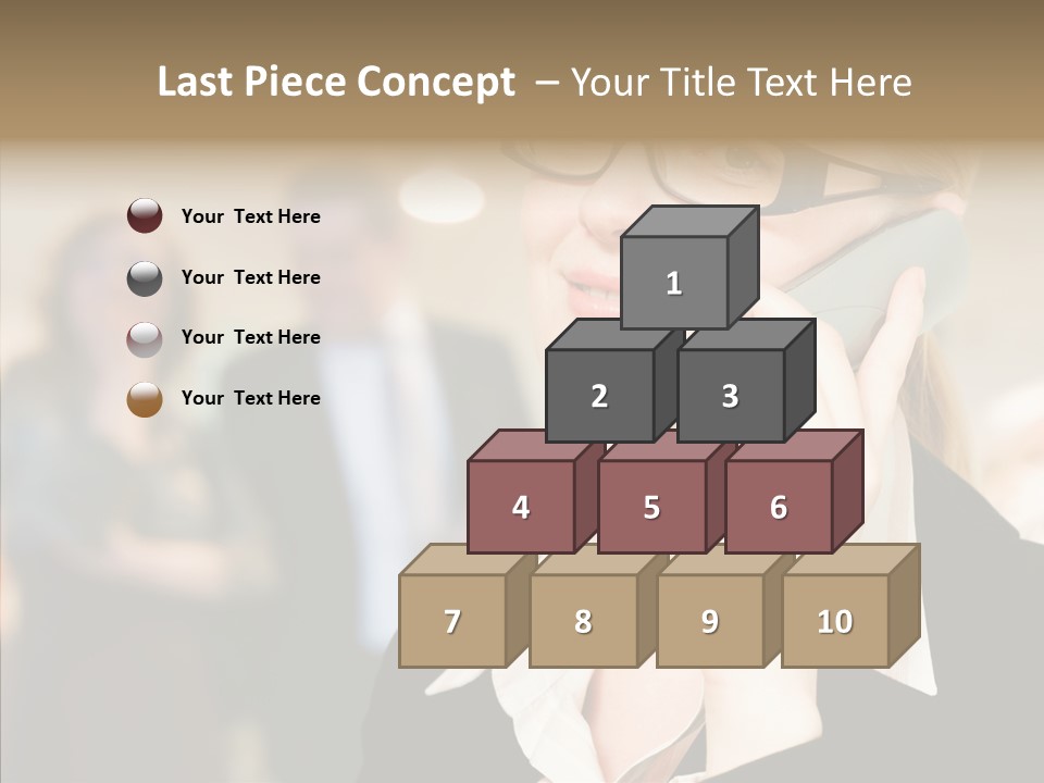 Person Receptionist Call PowerPoint Template