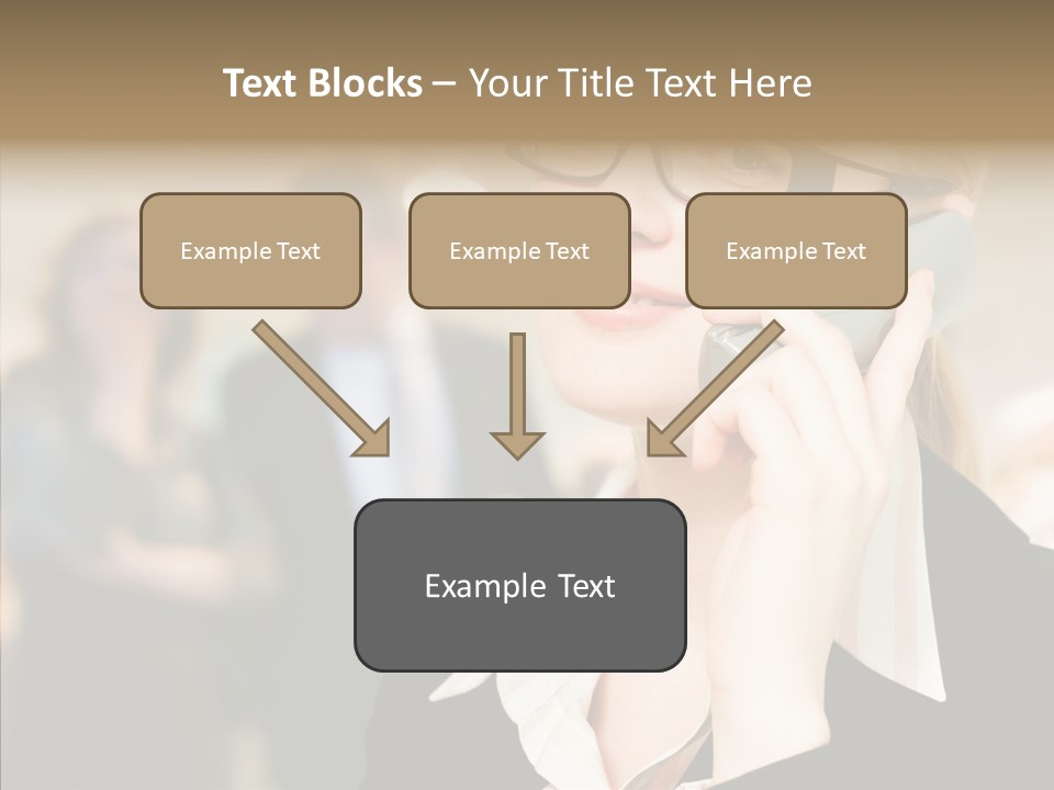 Person Receptionist Call PowerPoint Template