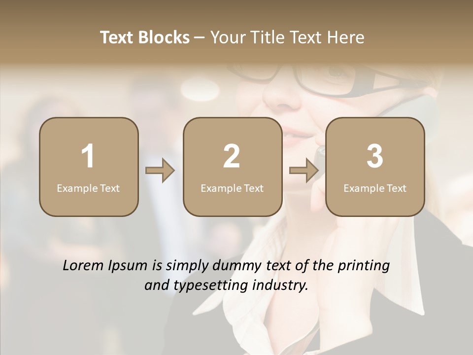 Person Receptionist Call PowerPoint Template