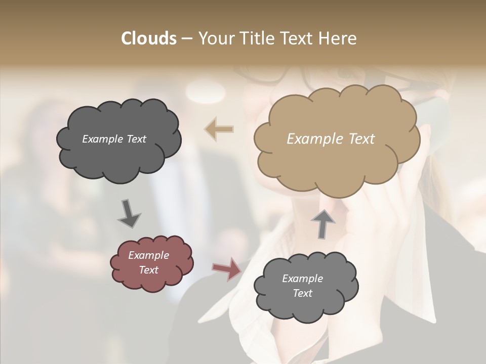 Person Receptionist Call PowerPoint Template