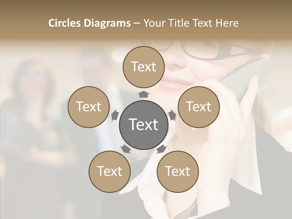 Person Receptionist Call PowerPoint Template