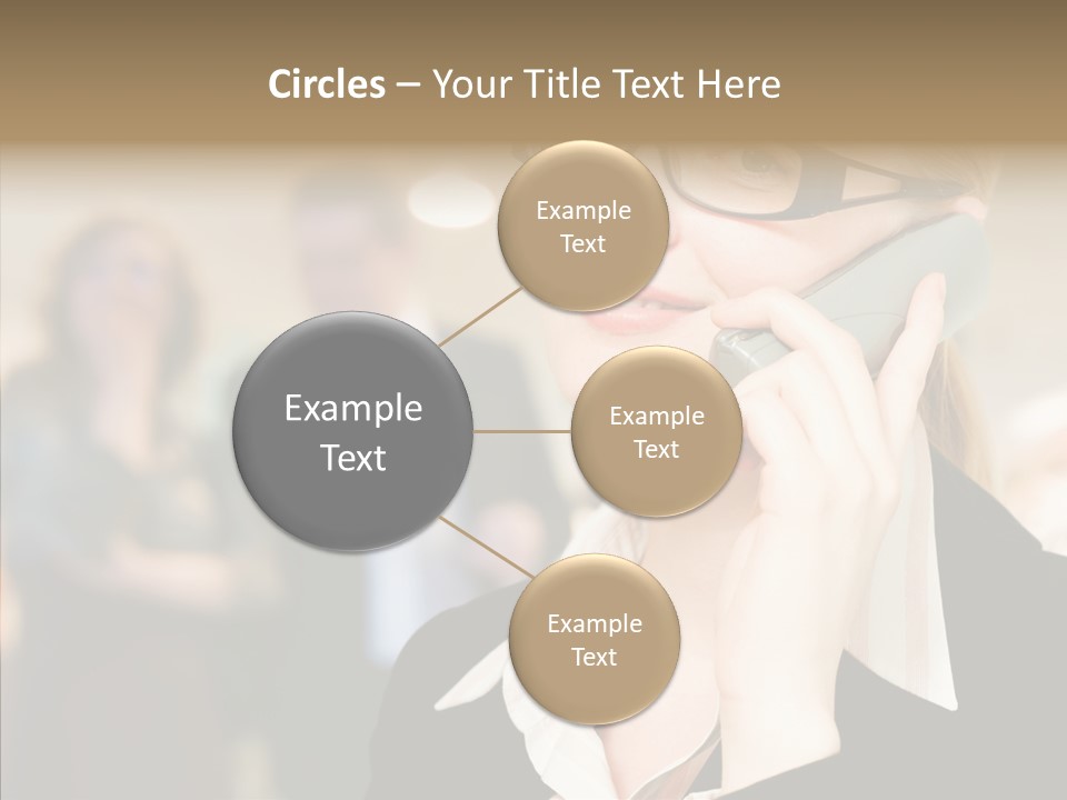 Person Receptionist Call PowerPoint Template