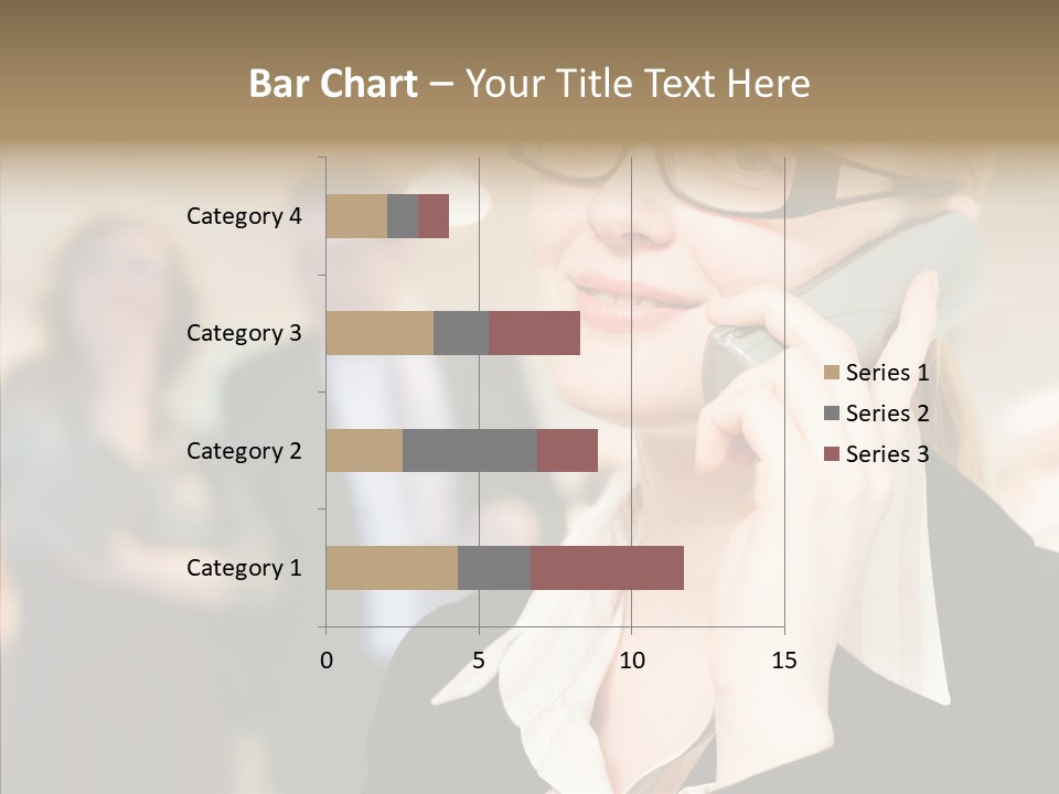 Person Receptionist Call PowerPoint Template
