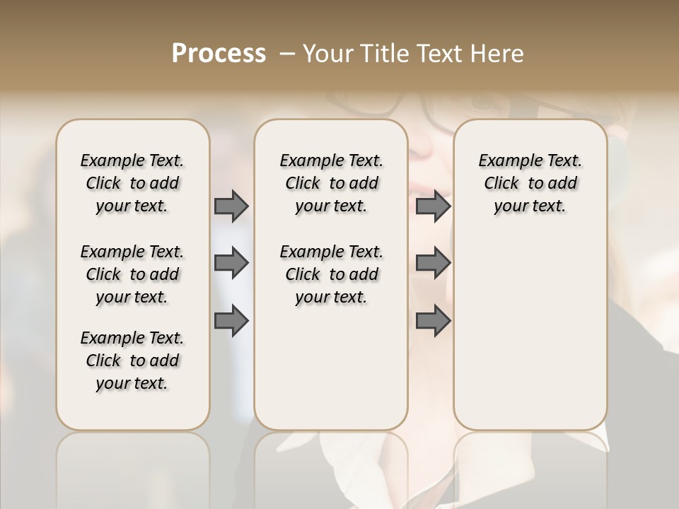 Person Receptionist Call PowerPoint Template