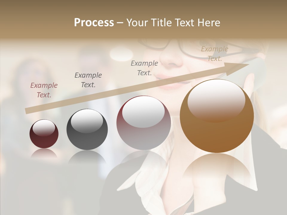 Person Receptionist Call PowerPoint Template
