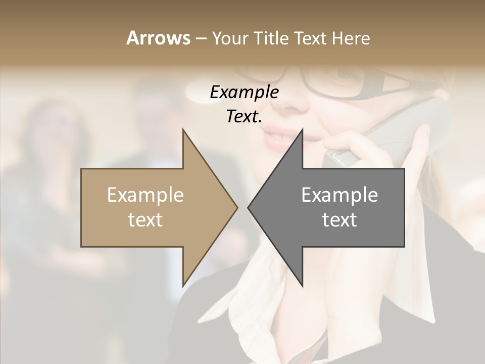 Person Receptionist Call PowerPoint Template