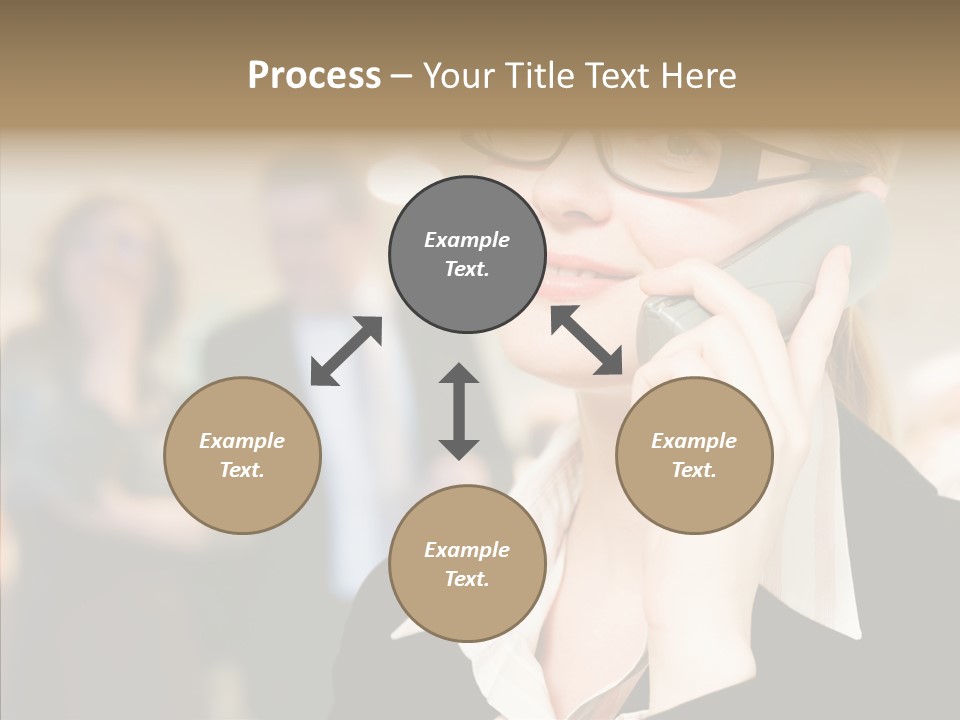 Person Receptionist Call PowerPoint Template
