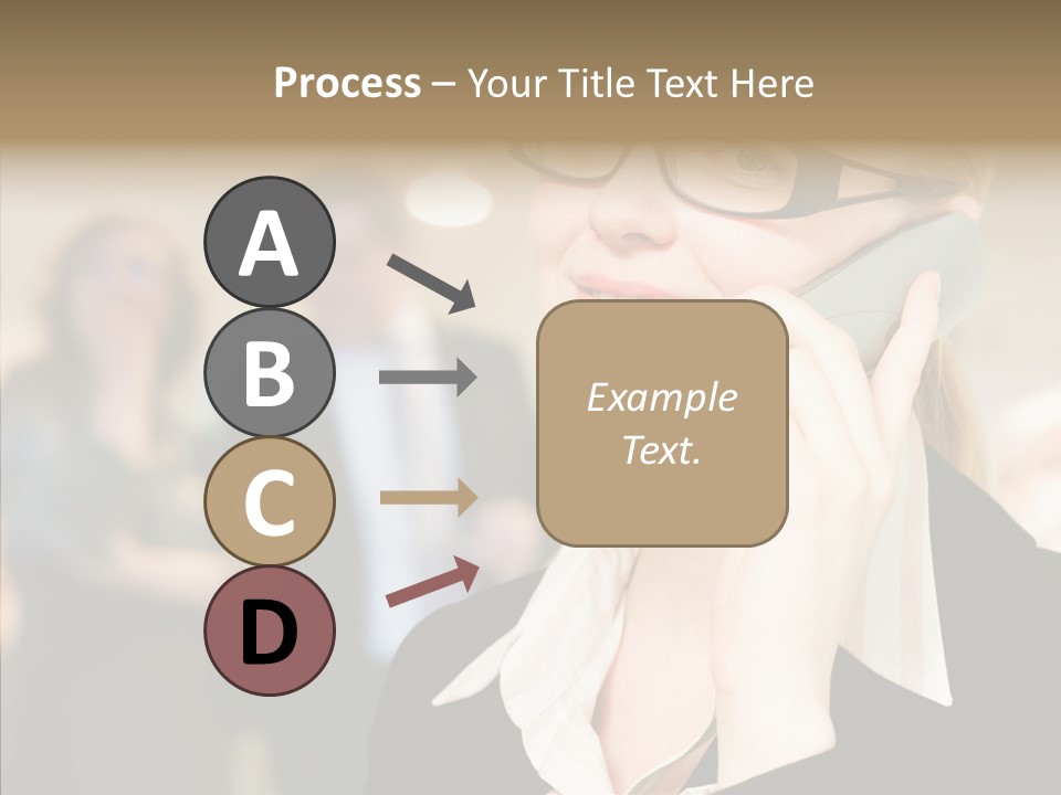 Person Receptionist Call PowerPoint Template