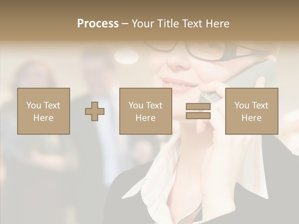 Person Receptionist Call PowerPoint Template