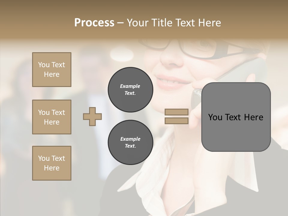 Person Receptionist Call PowerPoint Template