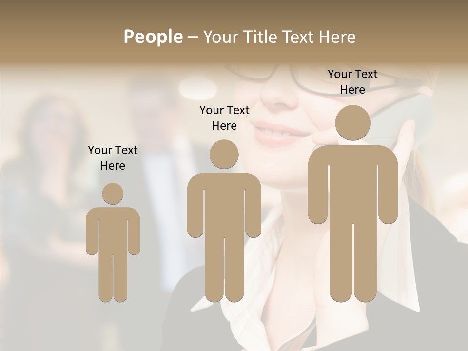 Person Receptionist Call PowerPoint Template