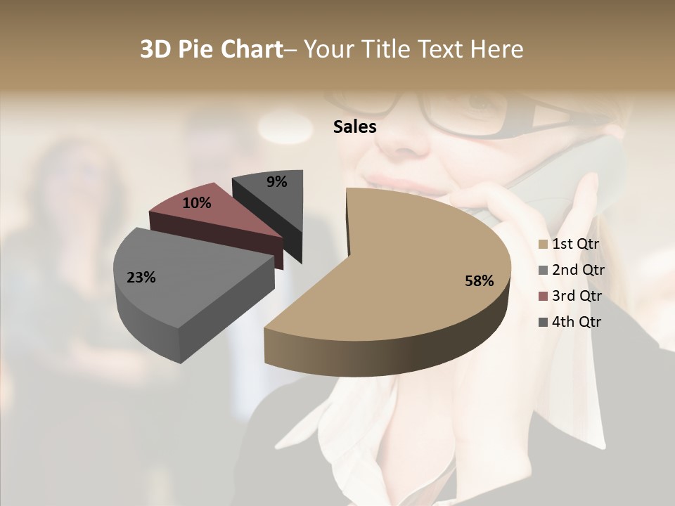 Person Receptionist Call PowerPoint Template