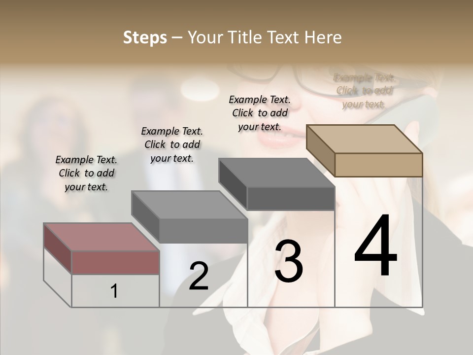 Person Receptionist Call PowerPoint Template