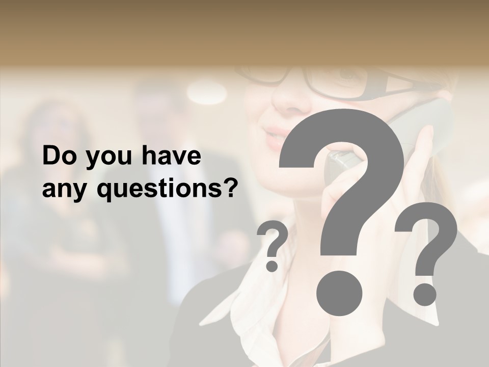 Person Receptionist Call PowerPoint Template