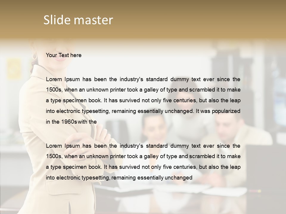 Toon Team Company PowerPoint Template