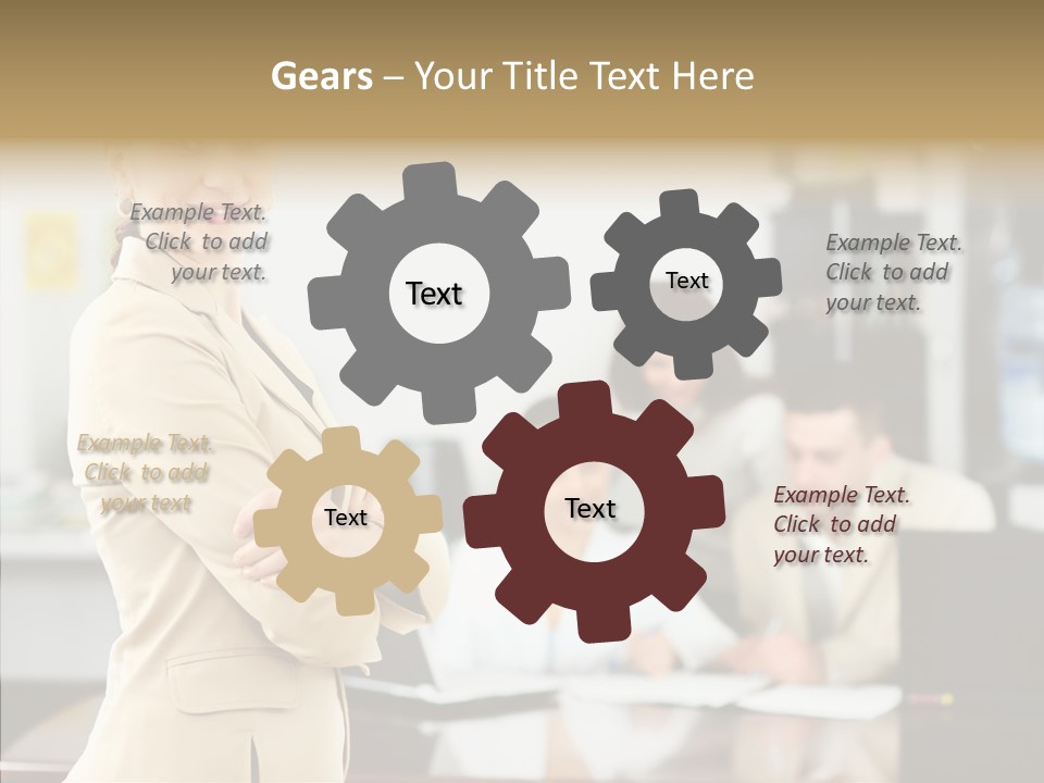 Toon Team Company PowerPoint Template