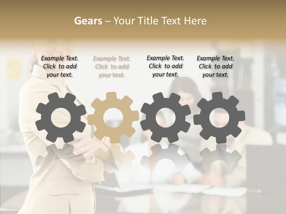 Toon Team Company PowerPoint Template