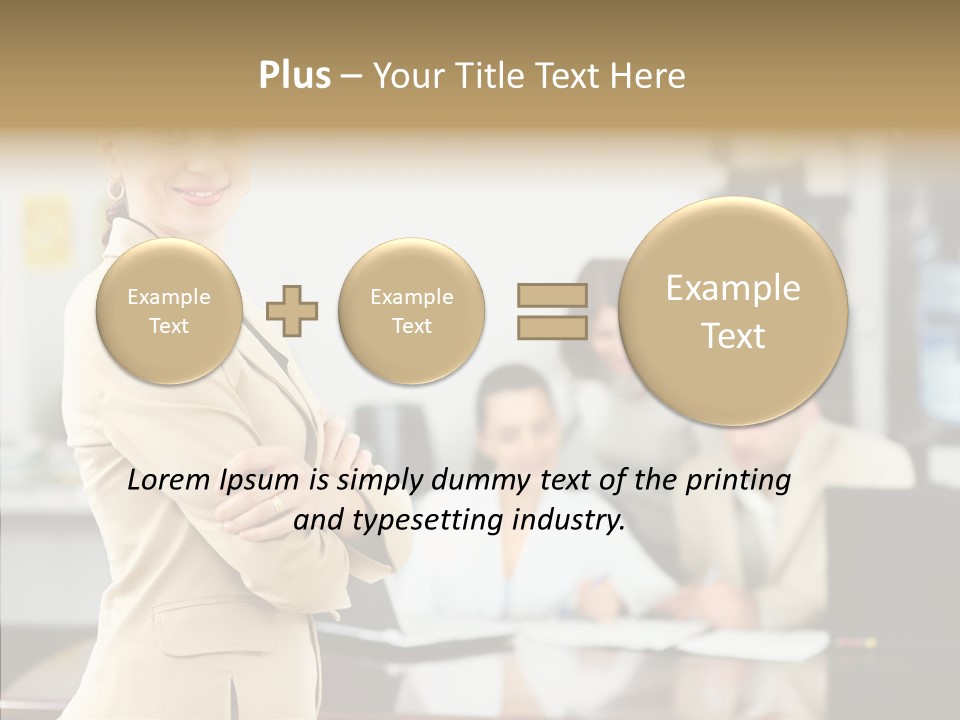 Toon Team Company PowerPoint Template