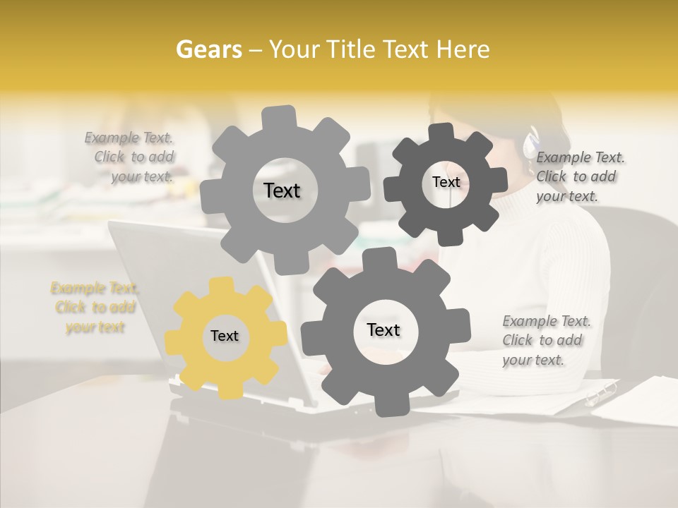 Team Group Room PowerPoint Template