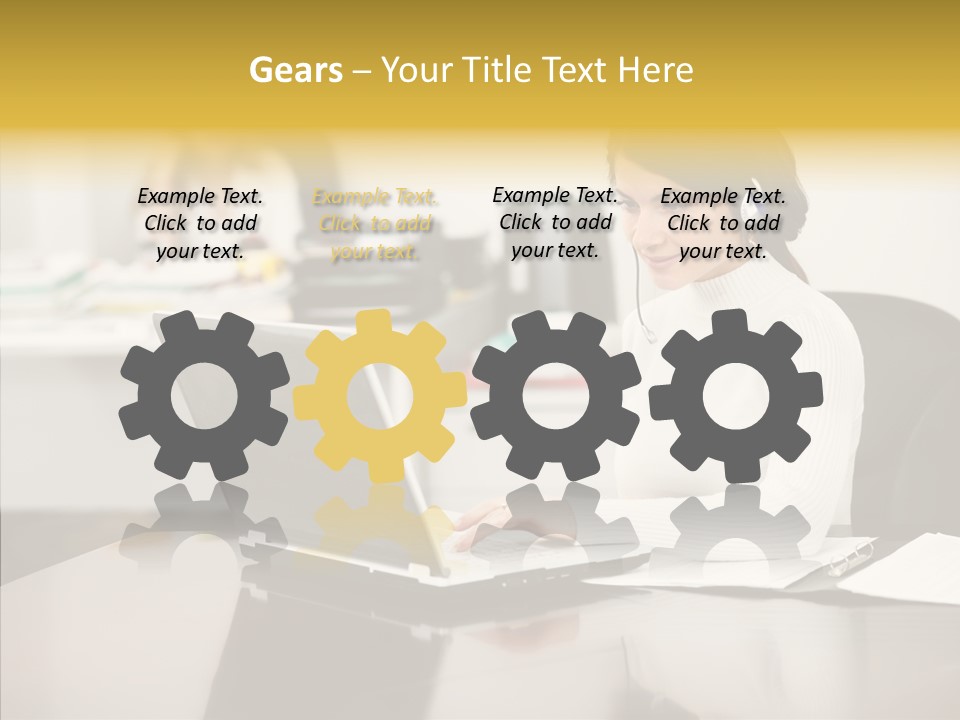 Team Group Room PowerPoint Template