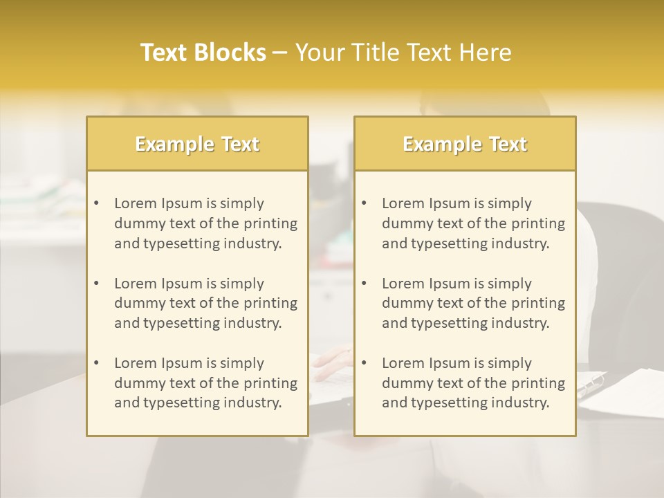 Team Group Room PowerPoint Template