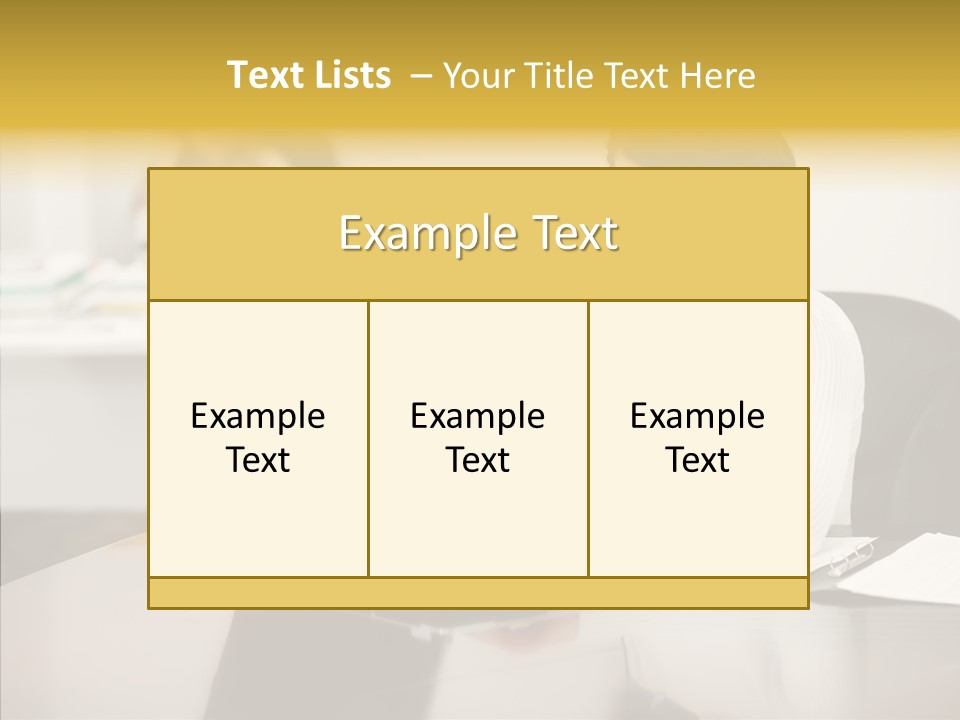 Team Group Room PowerPoint Template