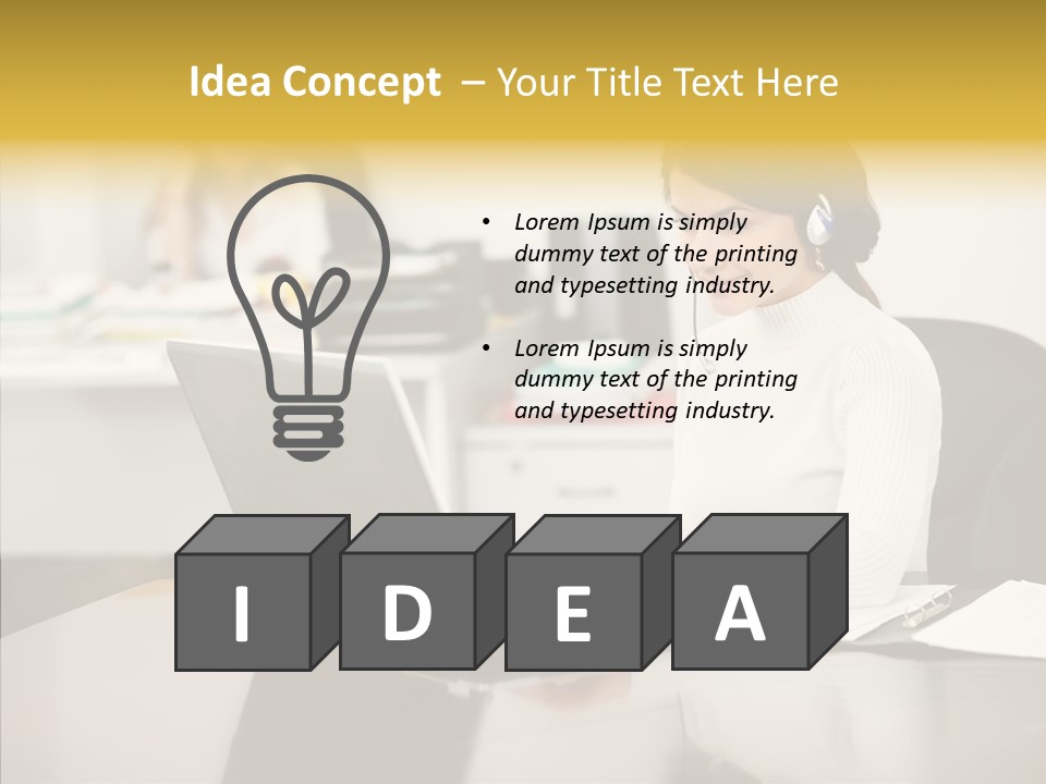 Team Group Room PowerPoint Template