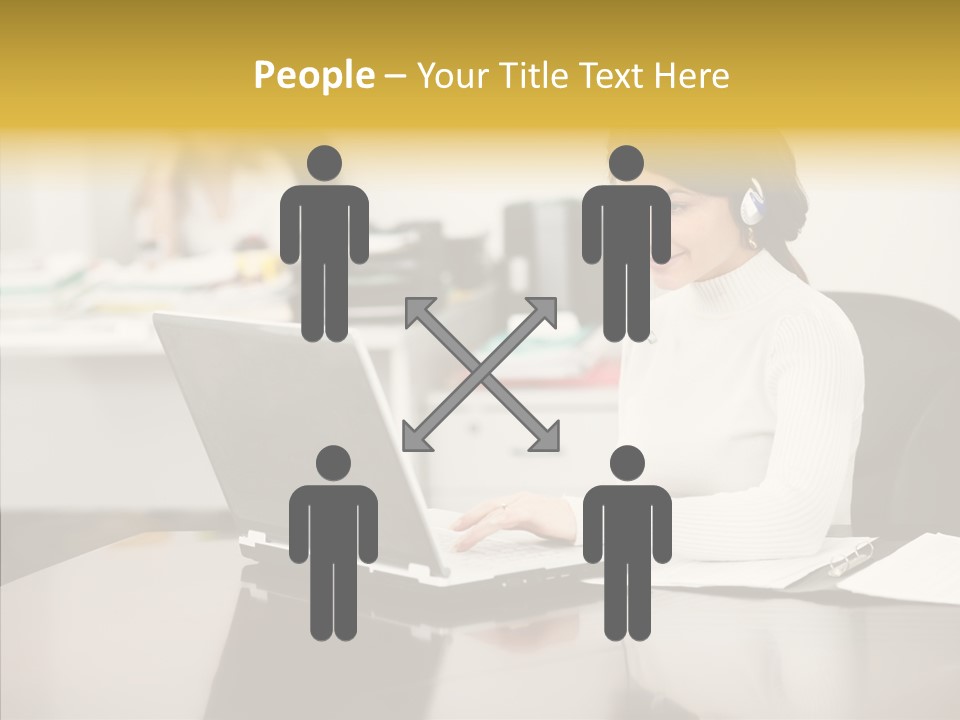 Team Group Room PowerPoint Template