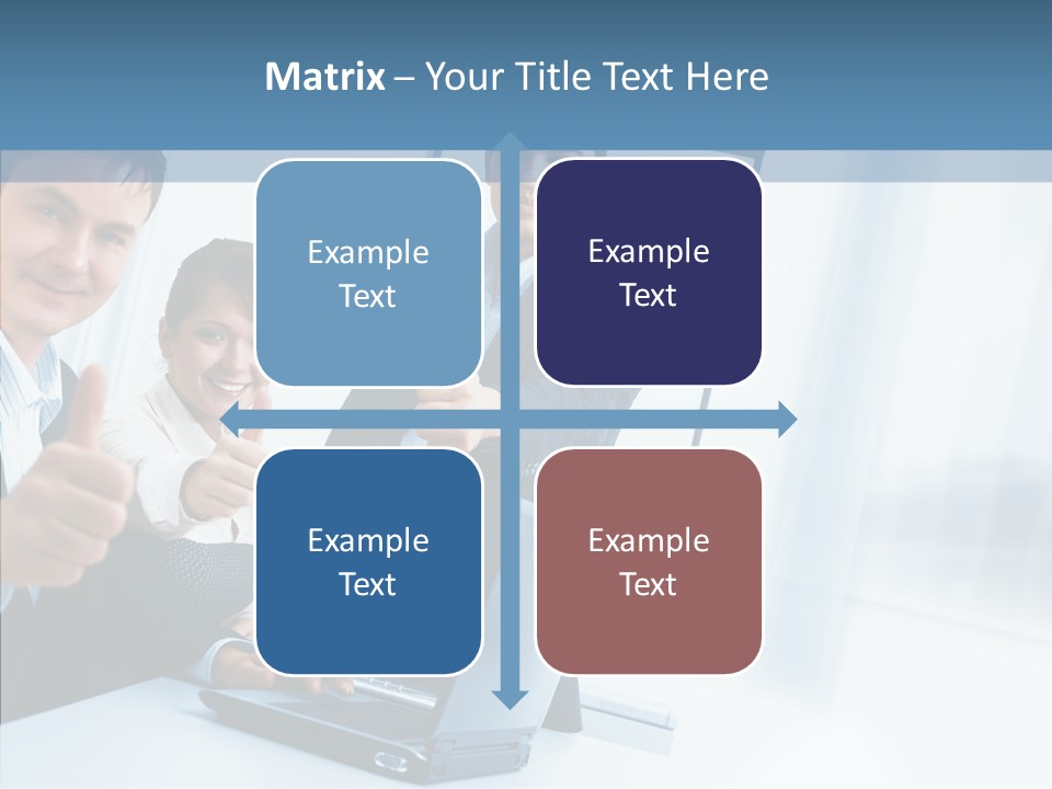 Board Writing Team PowerPoint Template