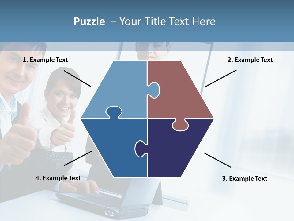 Board Writing Team PowerPoint Template