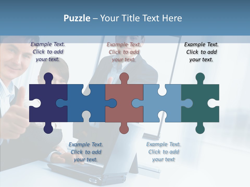 Board Writing Team PowerPoint Template