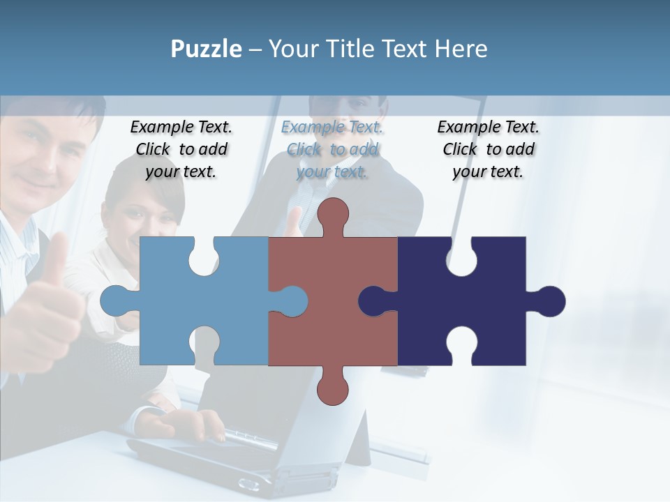 Board Writing Team PowerPoint Template