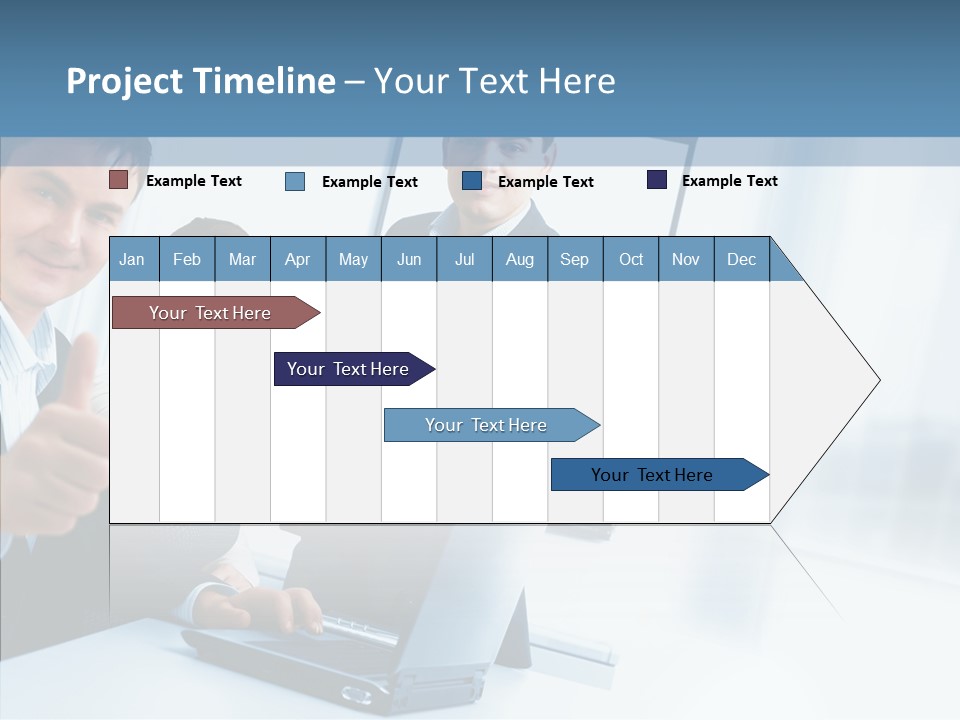 Board Writing Team PowerPoint Template
