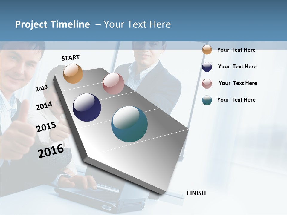 Board Writing Team PowerPoint Template
