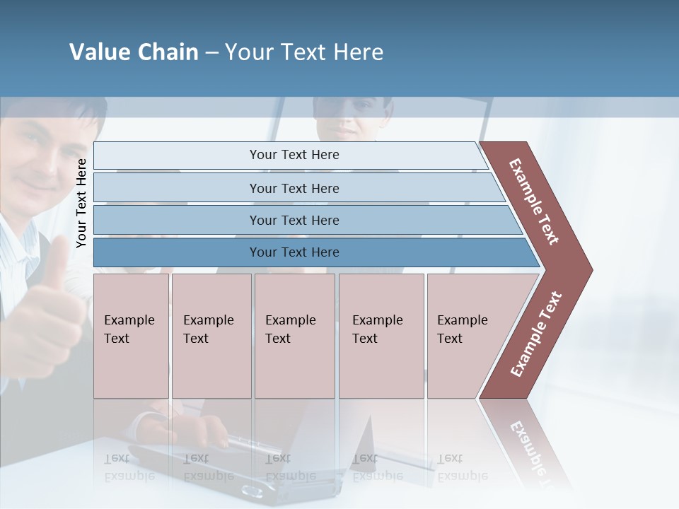 Board Writing Team PowerPoint Template