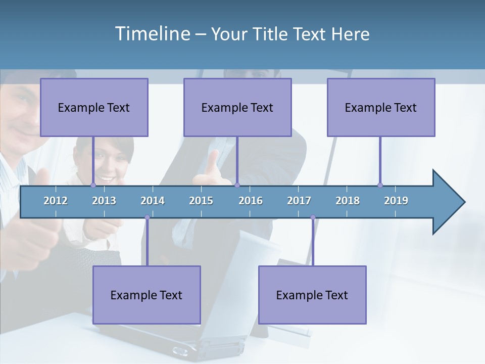 Board Writing Team PowerPoint Template