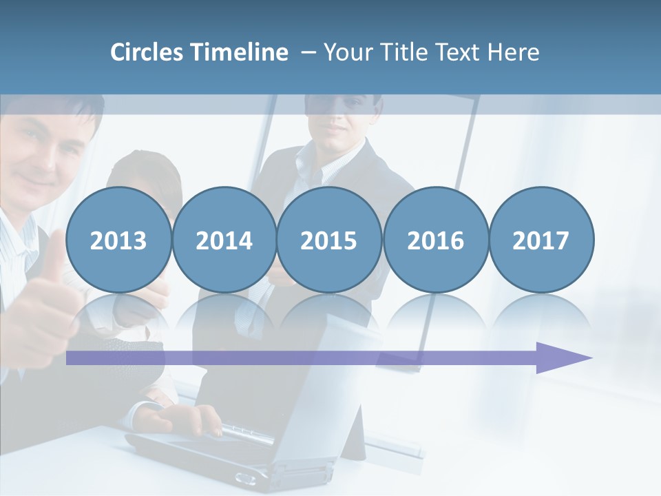 Board Writing Team PowerPoint Template