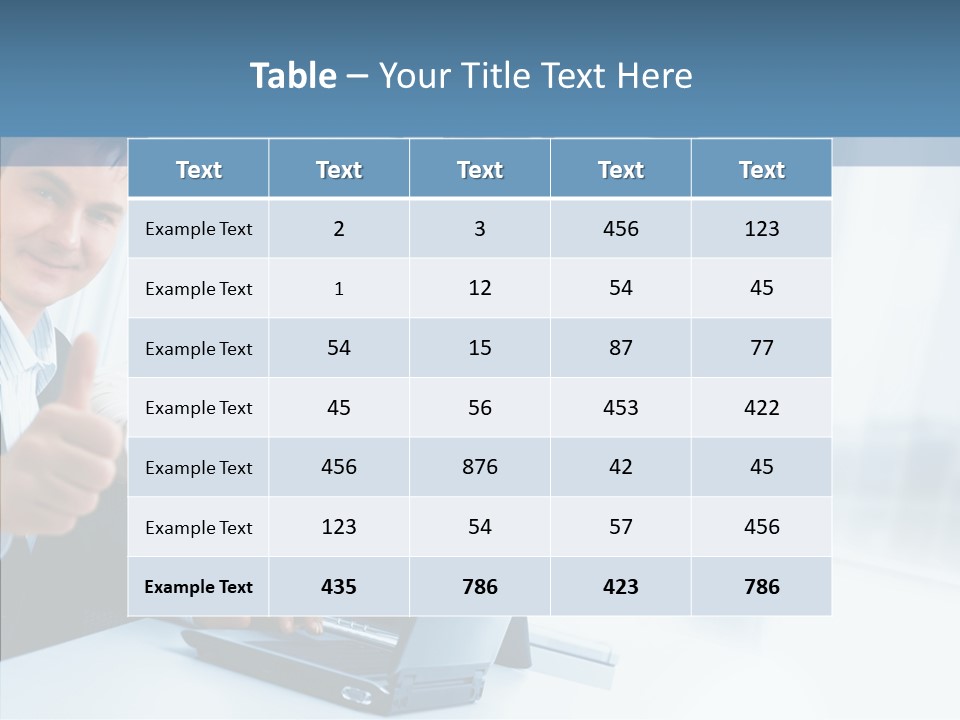 Board Writing Team PowerPoint Template