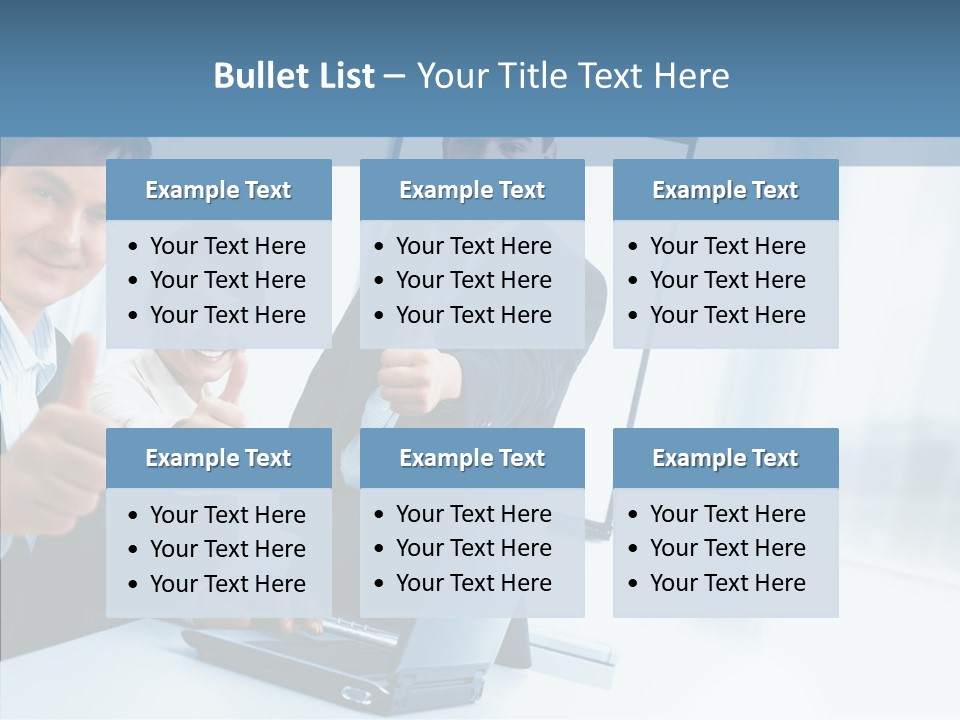 Board Writing Team PowerPoint Template