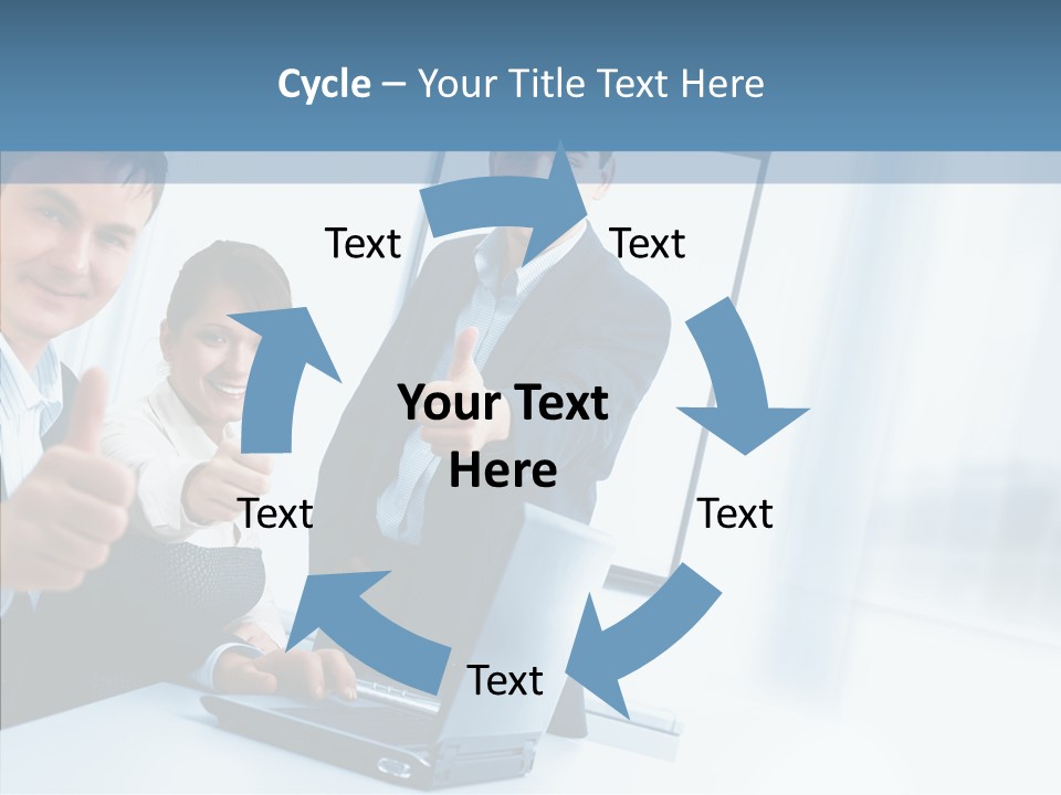 Board Writing Team PowerPoint Template