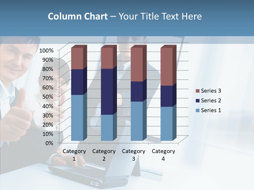 Board Writing Team PowerPoint Template