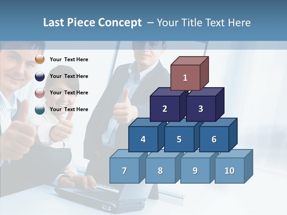 Board Writing Team PowerPoint Template